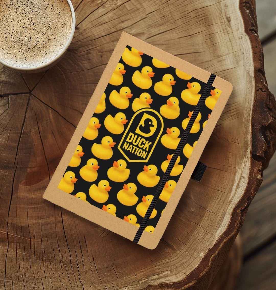 Duck Nation Notebook Wallpaper Design - Stylish and Creative Journal for Duck Enthusiasts - Duck Nation