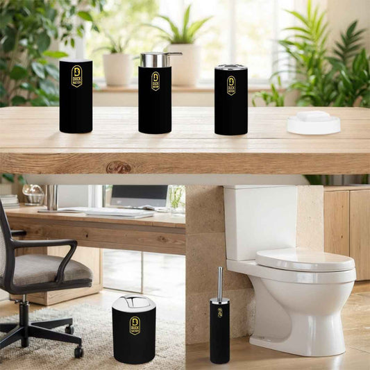 Bathroom Accessories Set 5 Pcs - Complete Your Bathroom with Stylish Essentials - Duck Nation