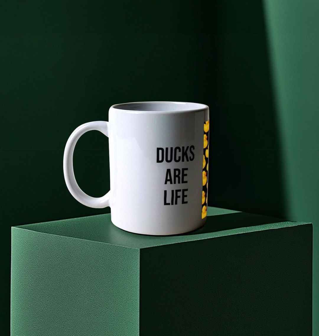 Duck Nation Wallpaper Mug - Celebrate Life with Unique Duck Art - Duck Nation