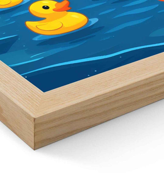 Duck Nation Just Cruising Artwork - Vibrant Picture for Home Decor - Duck Nation