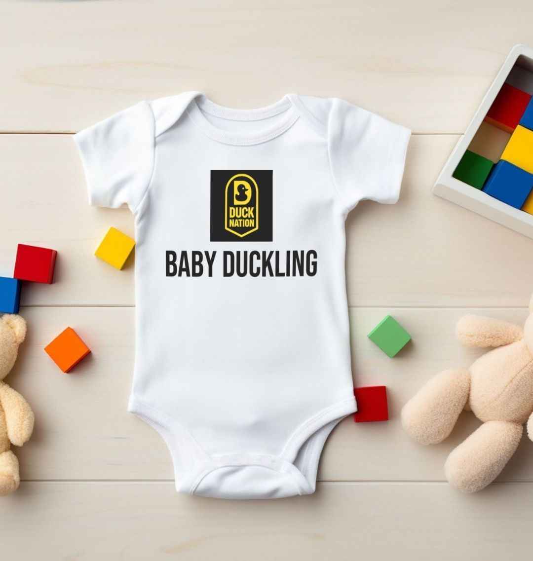 Baby Duckling Babysuit - Adorable DN Logo Baby Duckling Outfit for Infants - Duck Nation