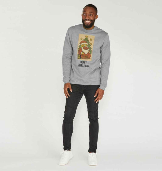 Men’s Christmas Jumper - Duck Nation Santa Duck Merry Christmas Jumper - Duck Nation