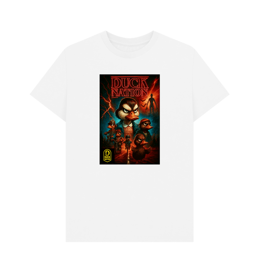 Unisex Duck Nation T-shirt with Unique Upside Down Theme Design - Duck Nation