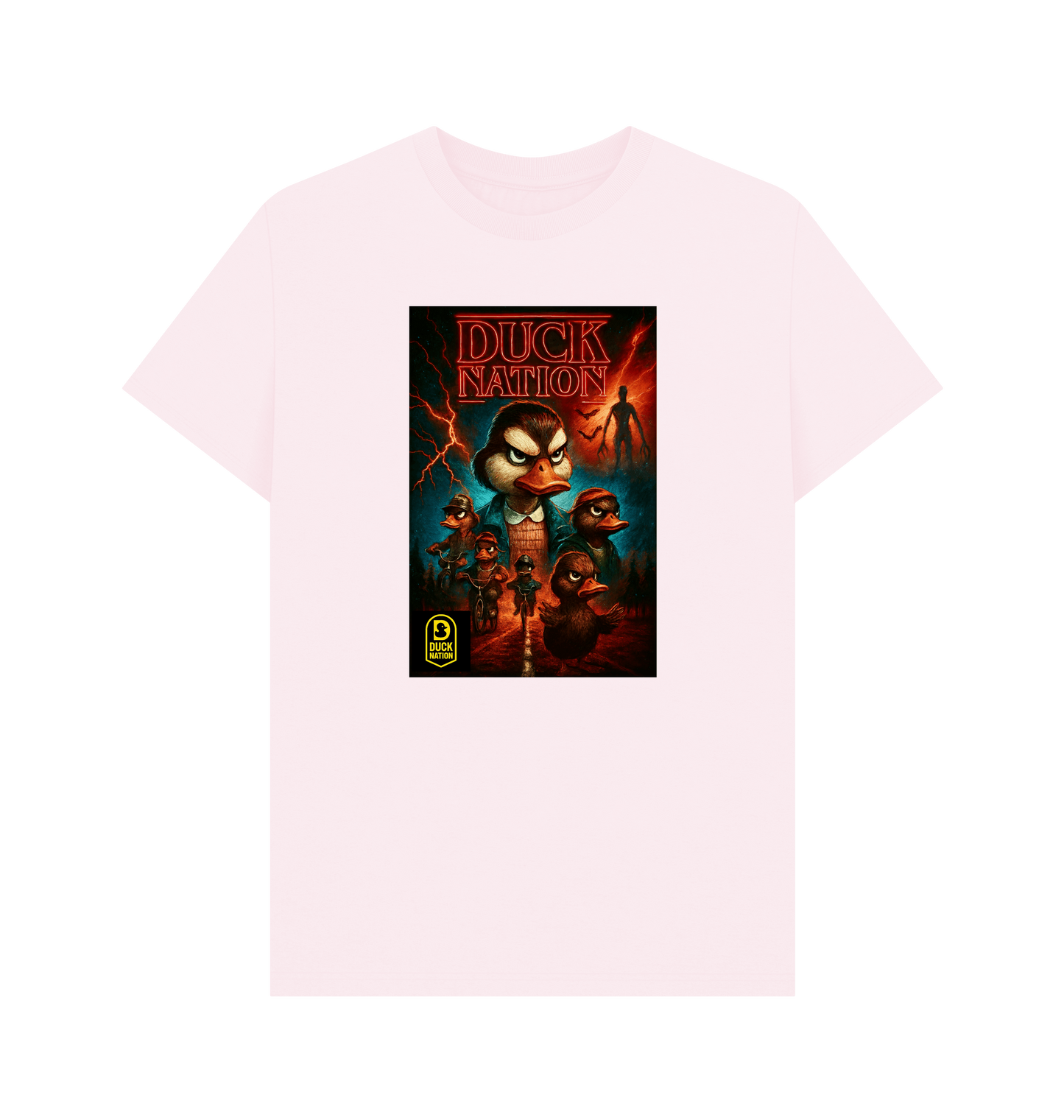 Unisex Duck Nation T-shirt with Unique Upside Down Theme Design - Duck Nation