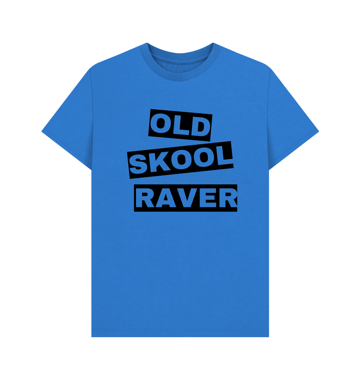 Bright Blue Printed T-shirt Front