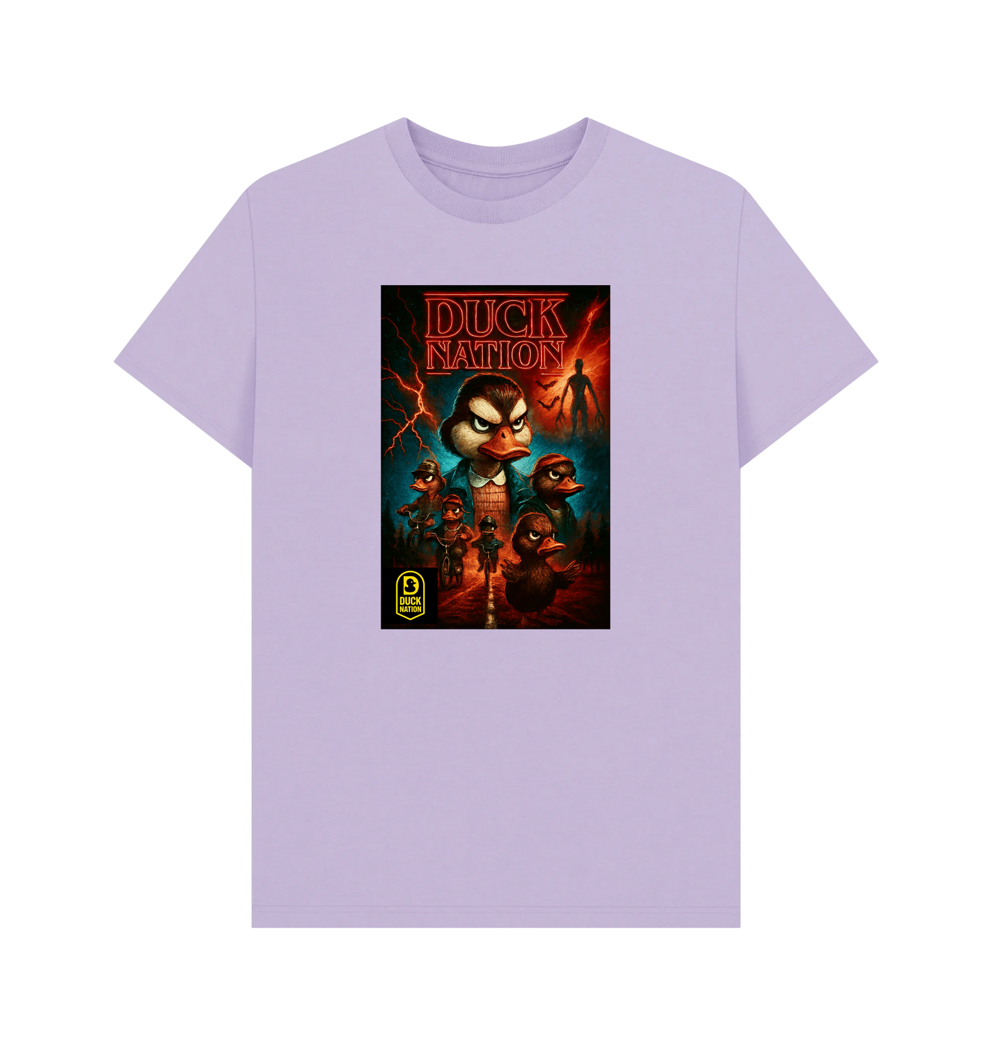 Unisex Duck Nation T-shirt with Unique Upside Down Theme Design - Duck Nation