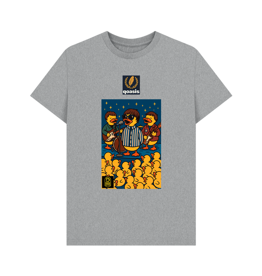 Athletic Grey Printed T-shirt Front