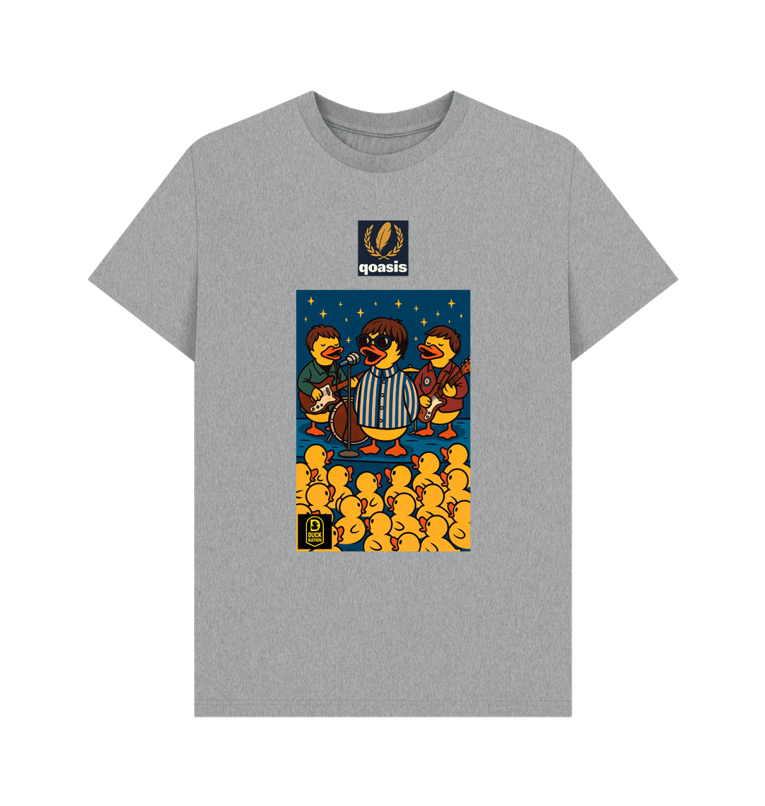 Athletic Grey Printed T-shirt Front