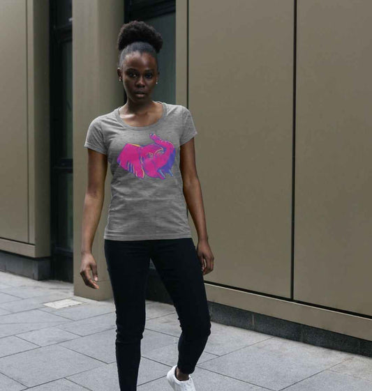 Women’s Retro Elephant T-shirt