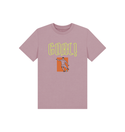 Mauve Printed Kids T-Shirt Front