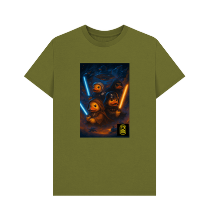 Unisex Adult Duck Nation Galaxy T-Shirt - Duck Wars Tee - Duck Nation
