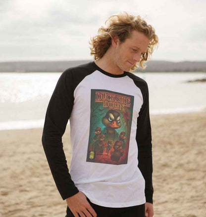 Men’s T-Shirt Duck Nation Duckside Down Retro Tee - Duck Nation