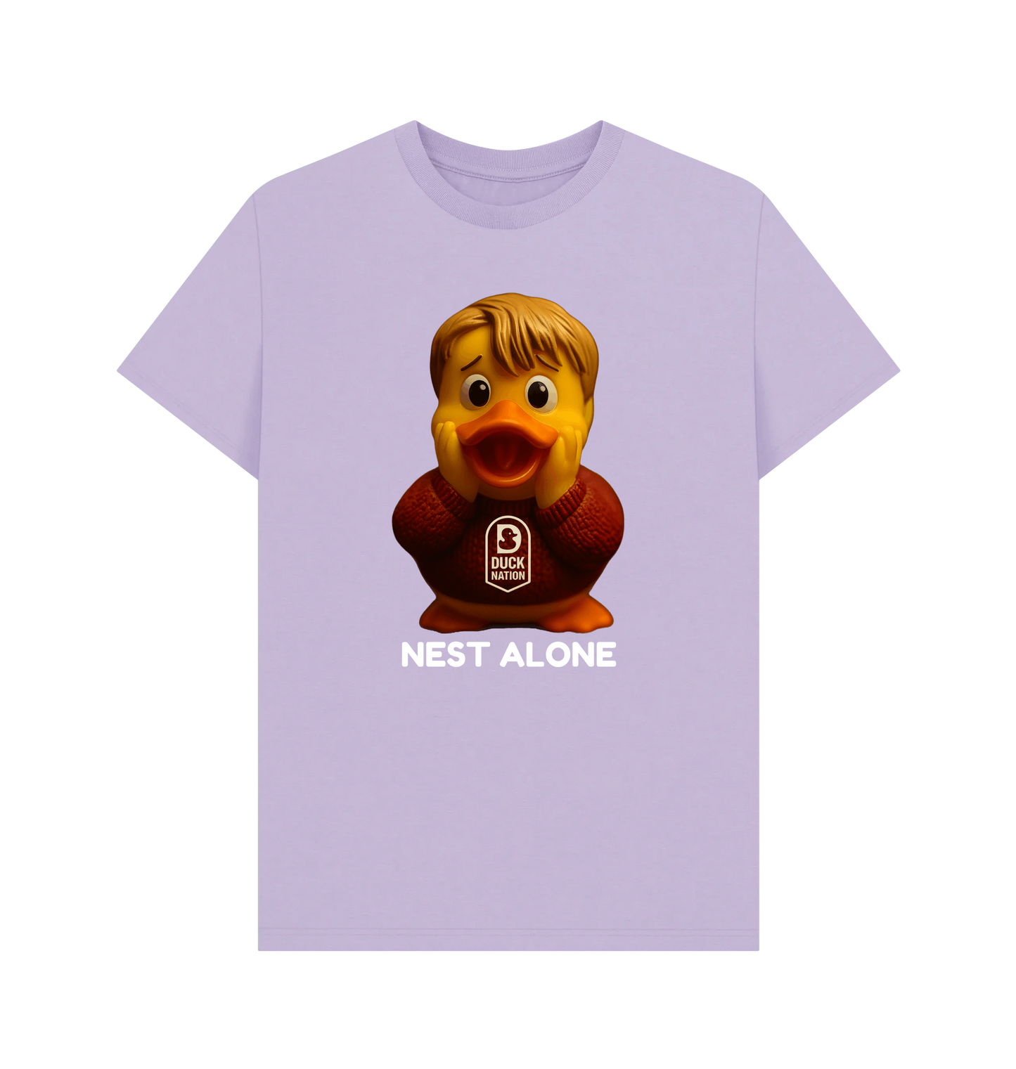 Lilac Printed T-shirt Front