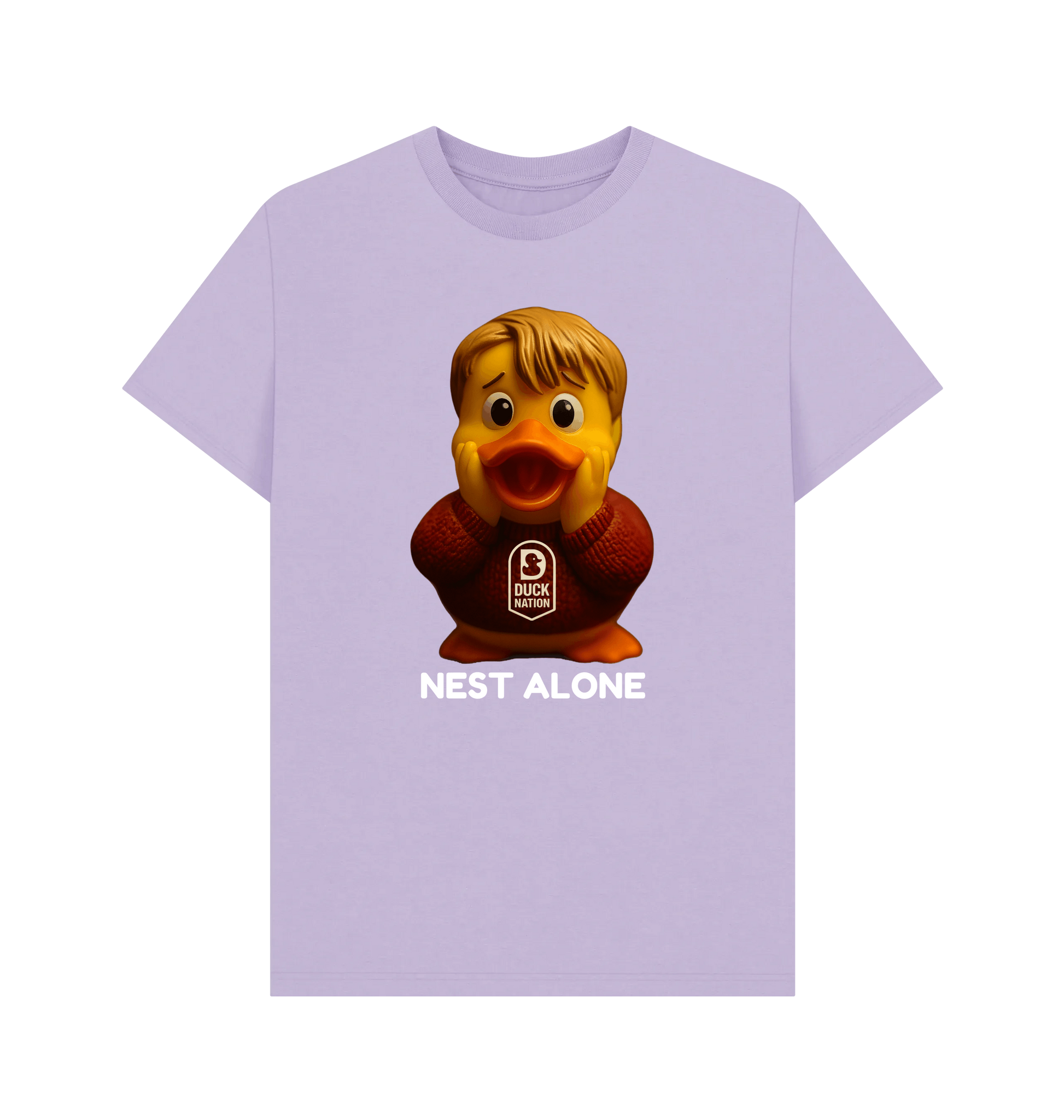 Lilac Printed T-shirt Front