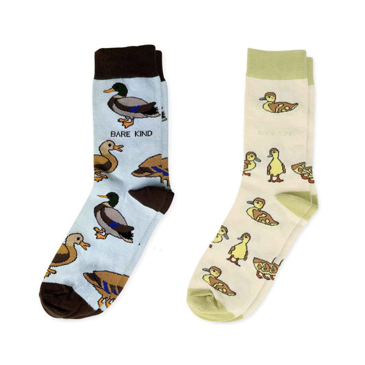 Ducks Bamboo Socks Bundle - Set of 2 Bamboo Sock Pair - Duck Nation