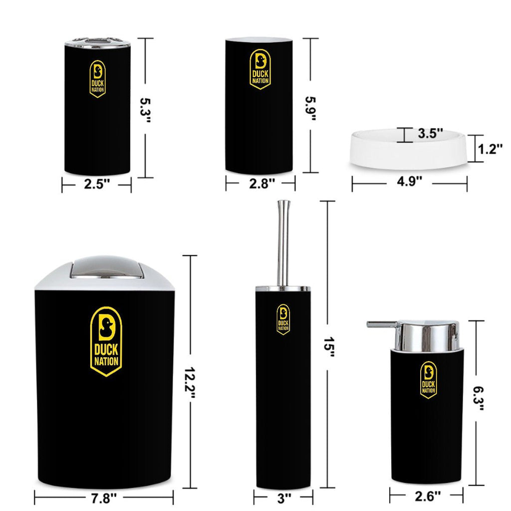 Bathroom Accessories Set 5 pcs - Duck Nation