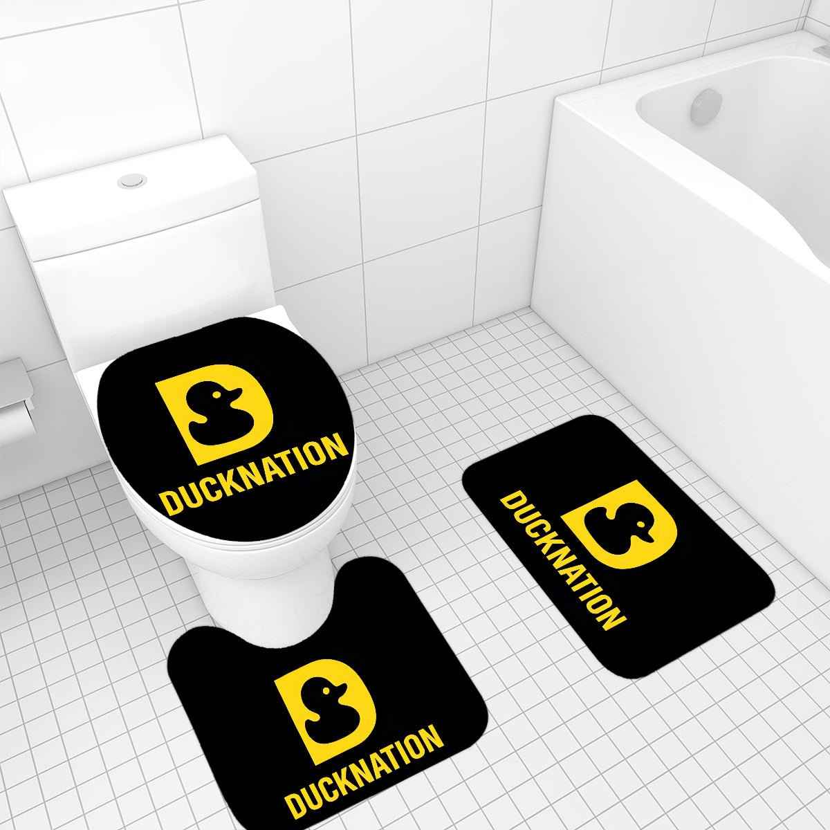Bathroom Rugs Set 3 Pcs - Soft, Absorbent & Stylish Bathroom Rugs Set - Duck Nation