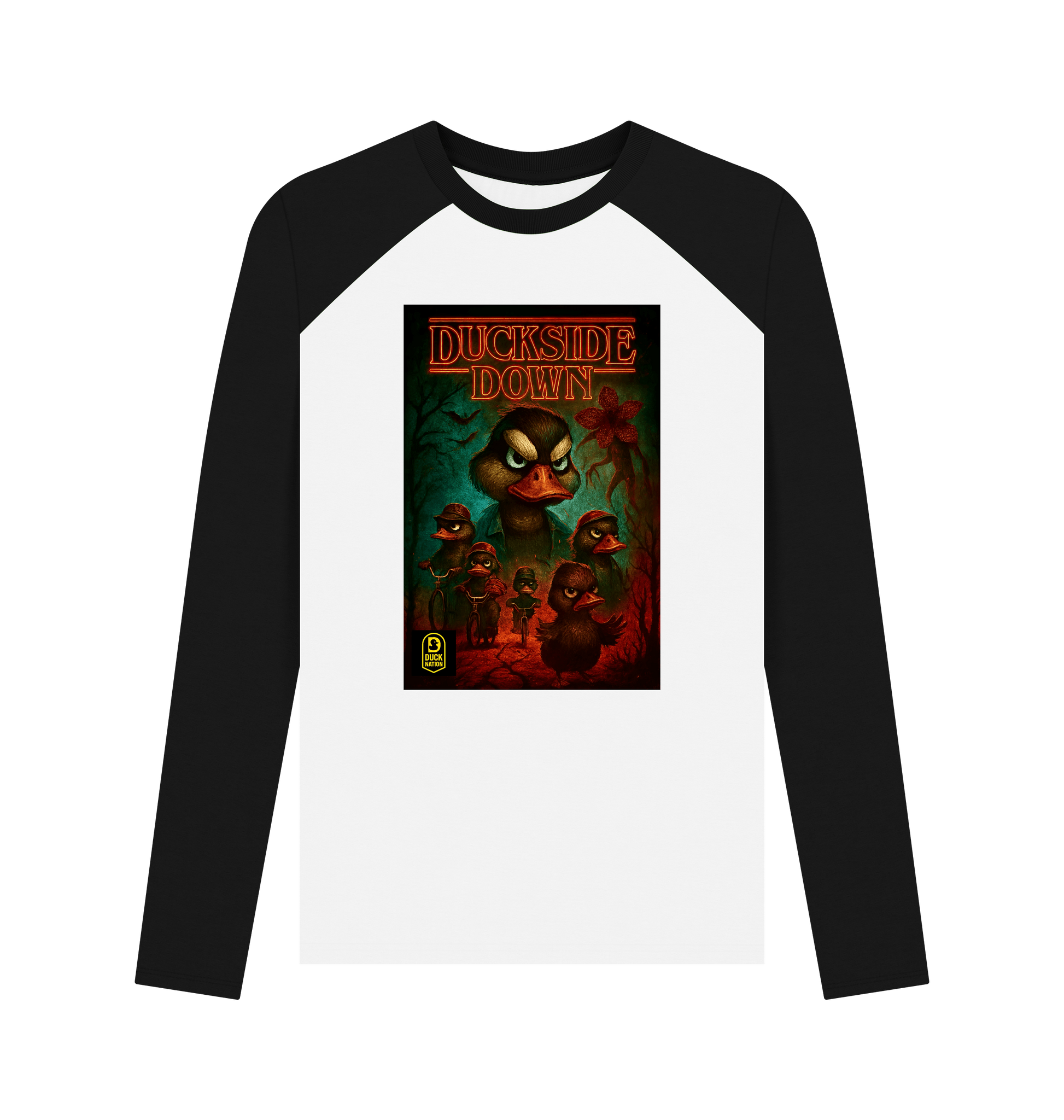 Men’s T-Shirt Duck Nation Duckside Down Retro Tee - Duck Nation