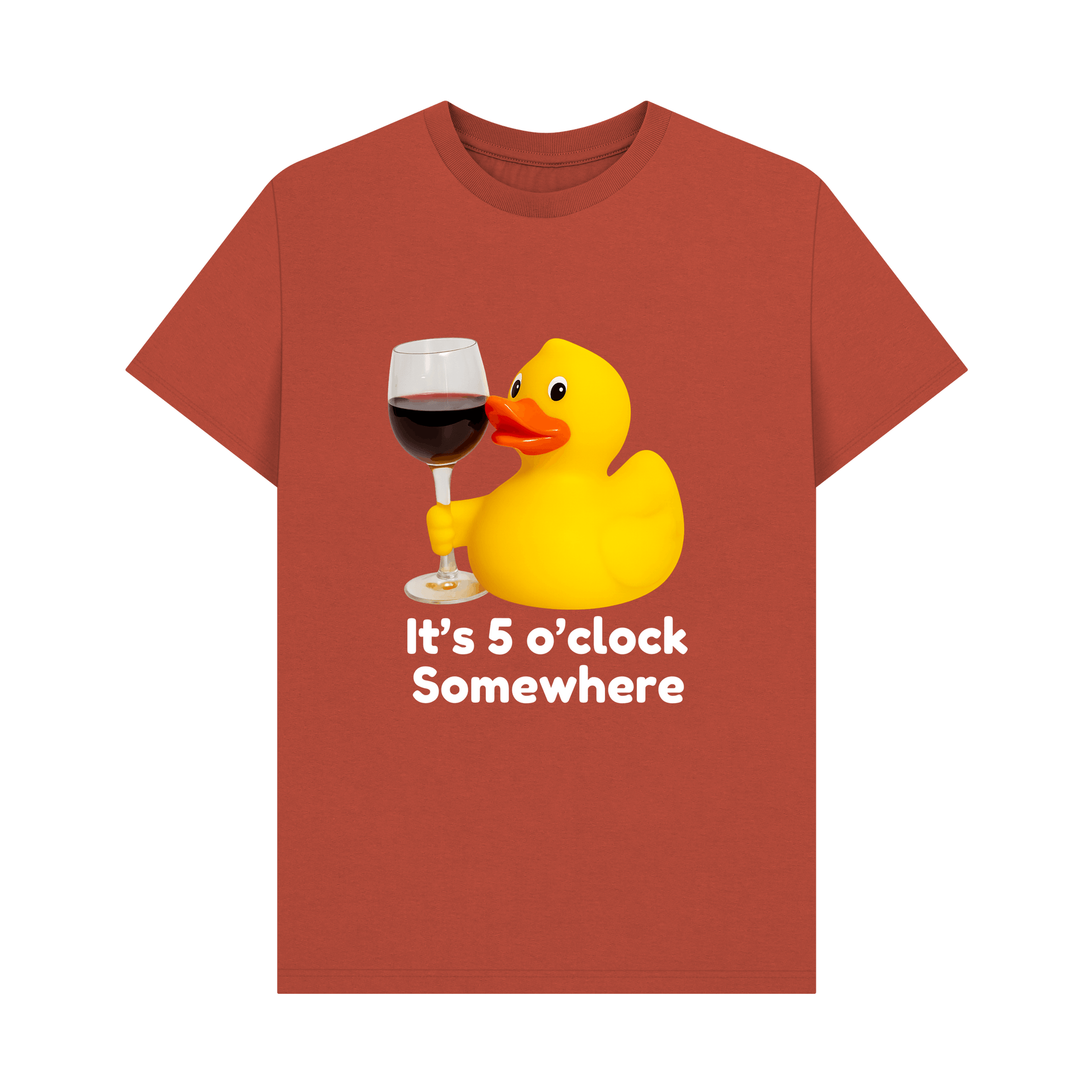 Rust Printed T-shirt Front