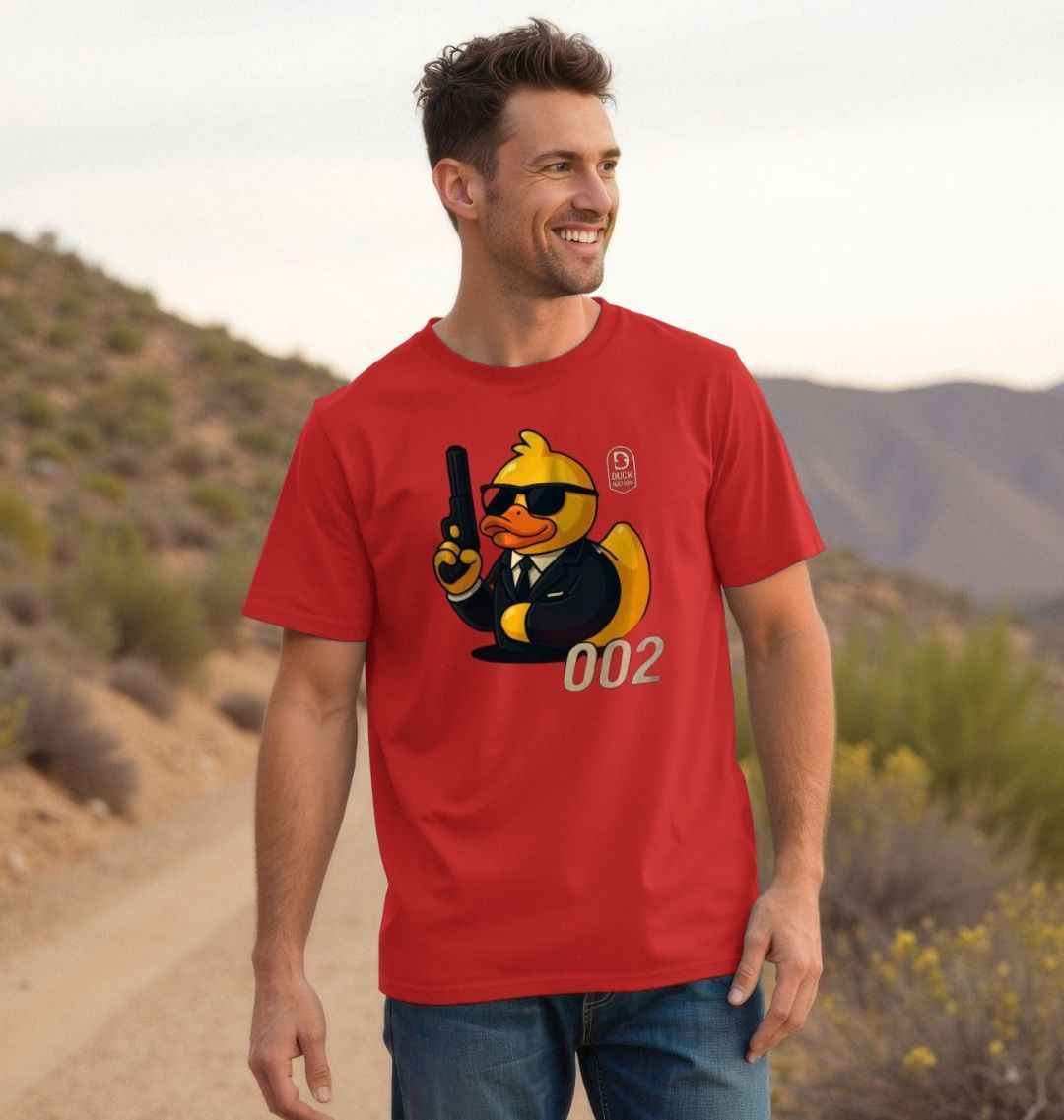 Unisex Duck Nation James Duck 002 T-shirt