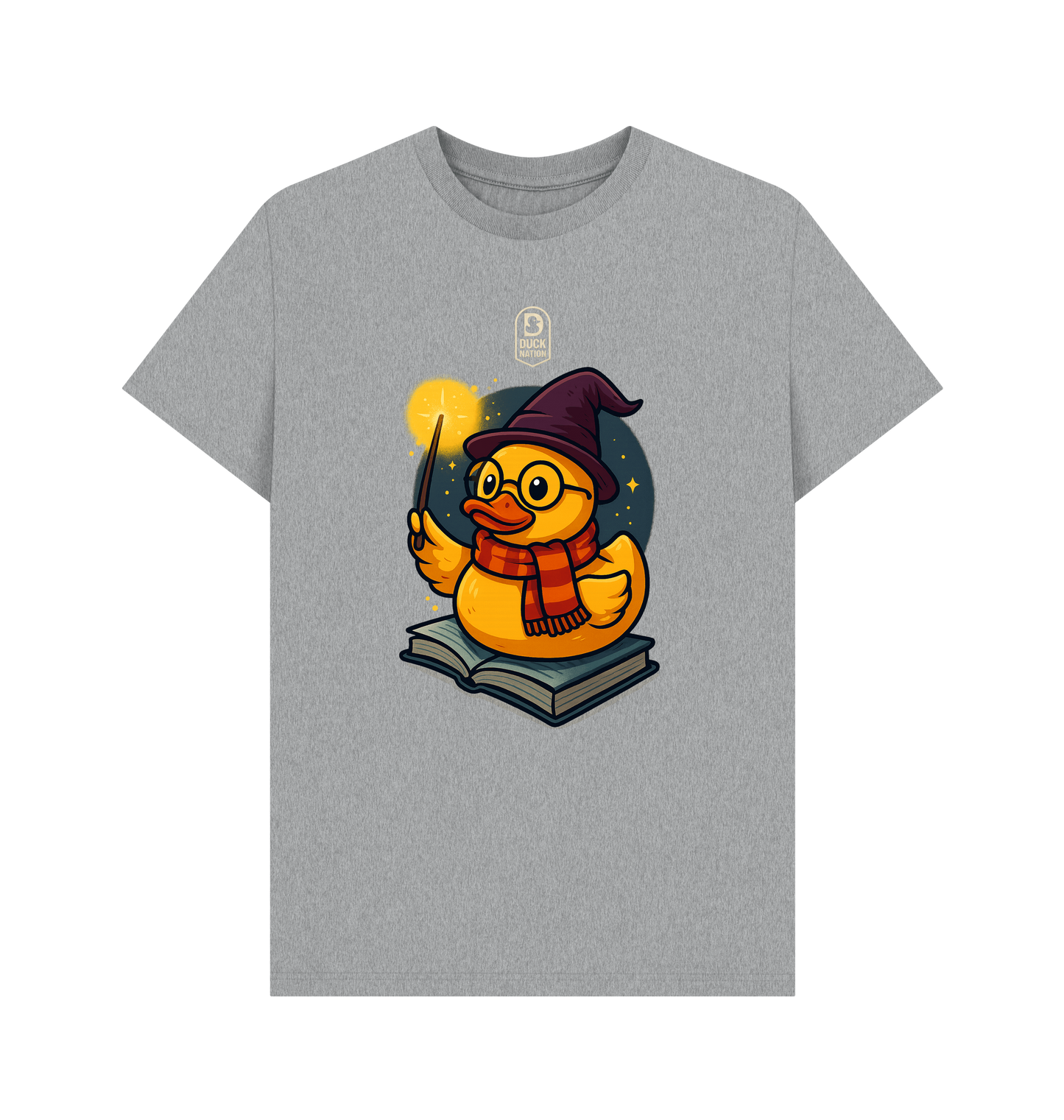 Athletic Grey Printed T-shirt Front