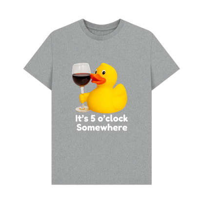 Athletic Grey Printed T-shirt Front