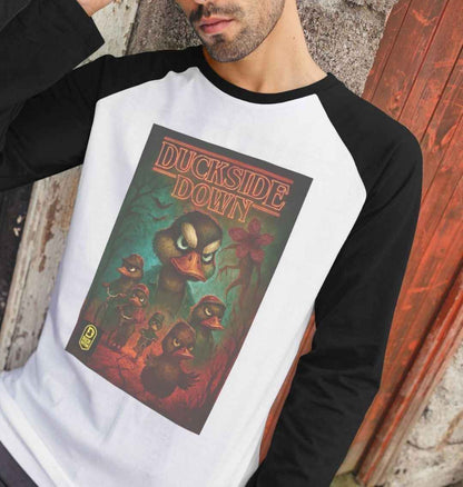 Men’s T-Shirt Duck Nation Duckside Down Retro Tee - Duck Nation