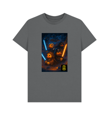Unisex Adult Duck Nation Galaxy T-Shirt - Duck Wars Tee - Duck Nation