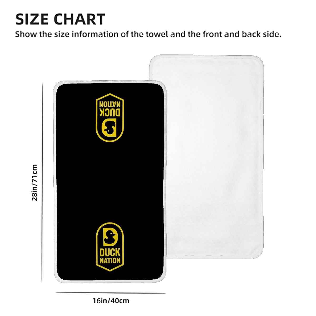 DN Coral Fleece Towels 28"x16" - Soft and Absorbent Coral Fleece Towels - Duck Nation