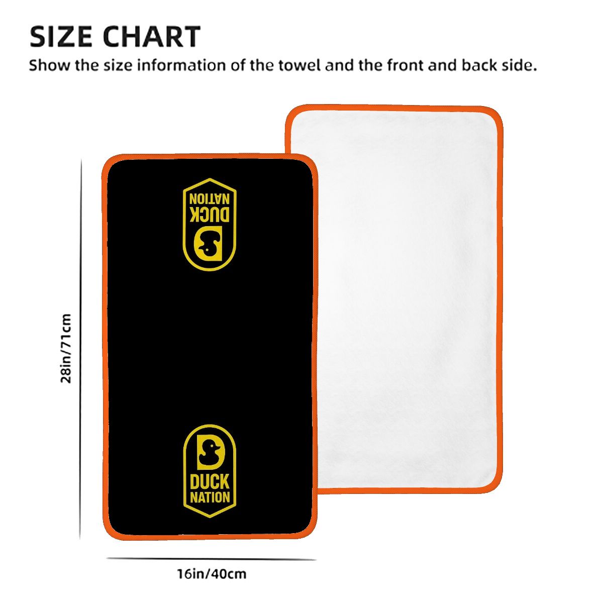 DN Coral Fleece Towels 28"x16" - Duck Nation