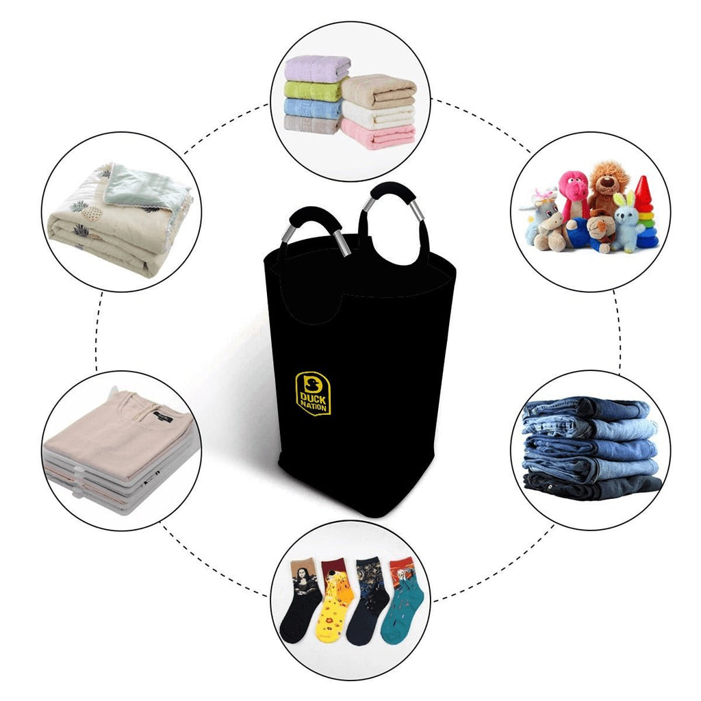 DN Square Laundry Basket with Padded Handles - Duck Nation