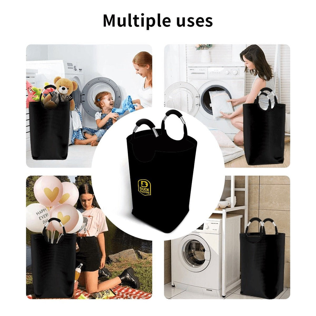 DN Square Laundry Basket with Padded Handles - Duck Nation