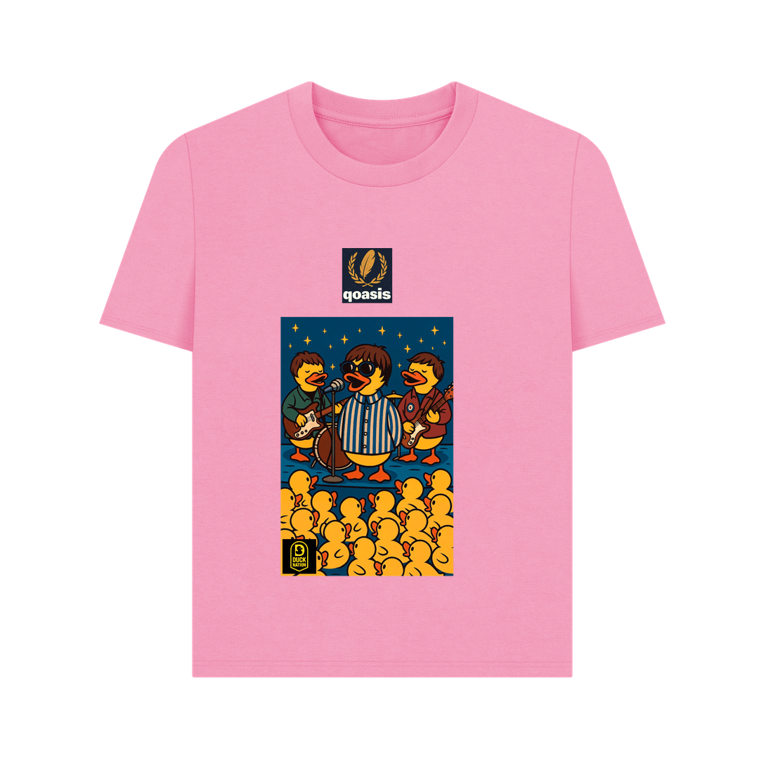 Rose Pink Printed T-shirt Front
