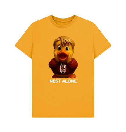 Mustard Printed T-shirt Front