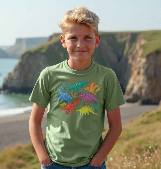 Kids Dino Rules T-shirt