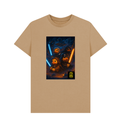 Unisex Adult Duck Nation Galaxy T-Shirt - Duck Wars Tee - Duck Nation
