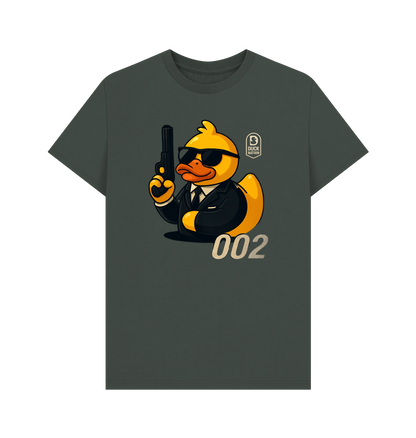 Dark Grey Printed T-shirt Front