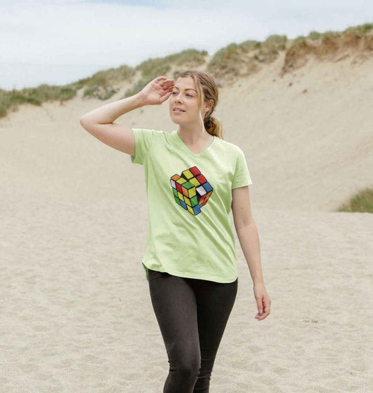 Women’s Retro Rubic Cube T-shirt