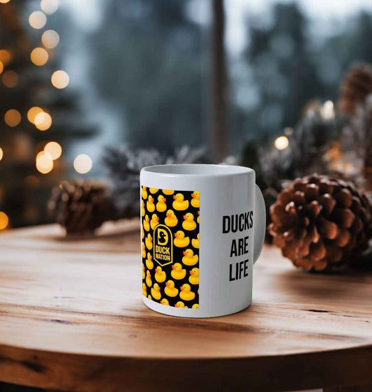 Duck Nation Wallpaper Mug - Celebrate Life with Unique Duck Art - Duck Nation