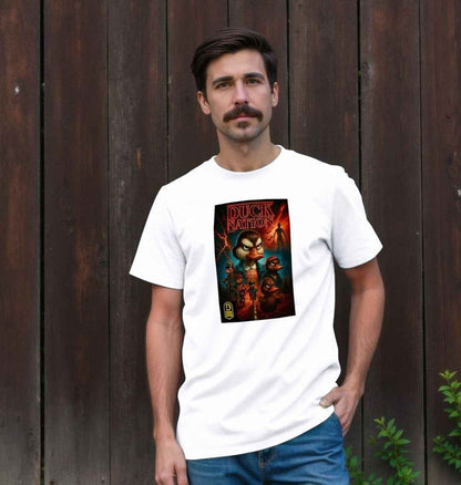 Unisex Duck Nation T-shirt with Unique Upside Down Theme Design - Duck Nation