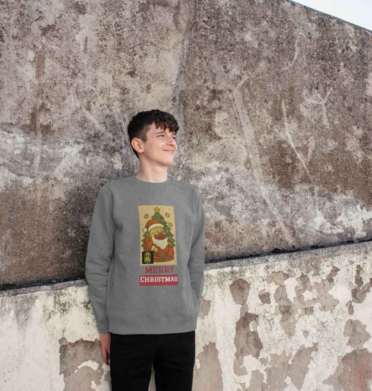 Kids Christmas Jumper - Duck Nation Santa Jumper for Kids - Duck Nation