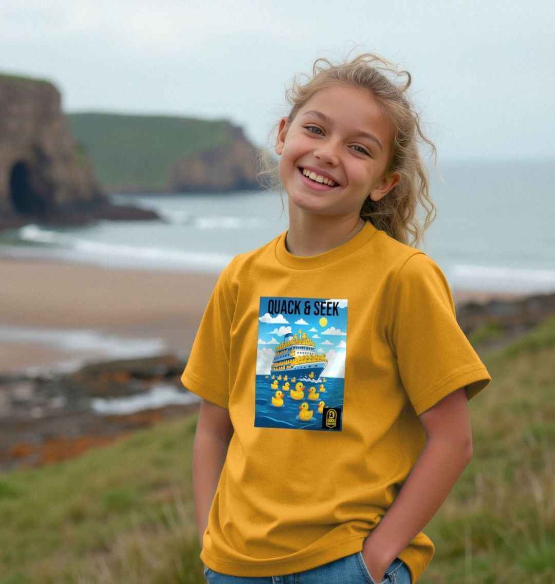 Kids DN Hide & Quack Cruising T-Shirt for Fun Adventures - Perfect Kids Cruising T-Shirt - Duck Nation