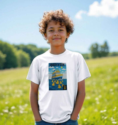 Kids DN Hide & Quack Cruising T-Shirt for Fun Adventures - Perfect Kids Cruising T-Shirt - Duck Nation