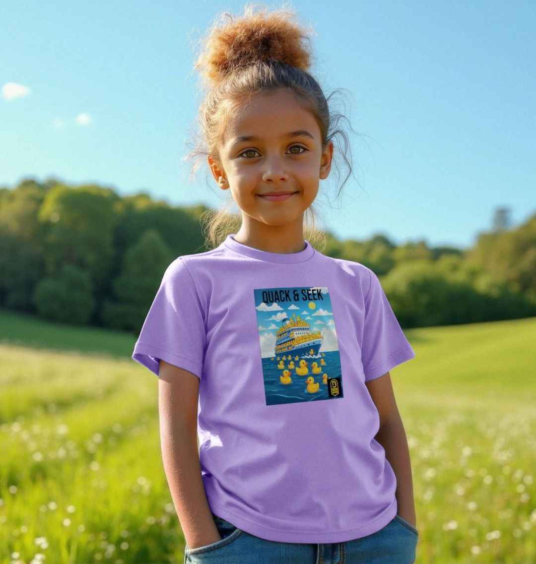 Kids DN Hide & Quack Cruising T-Shirt for Fun Adventures - Perfect Kids Cruising T-Shirt - Duck Nation