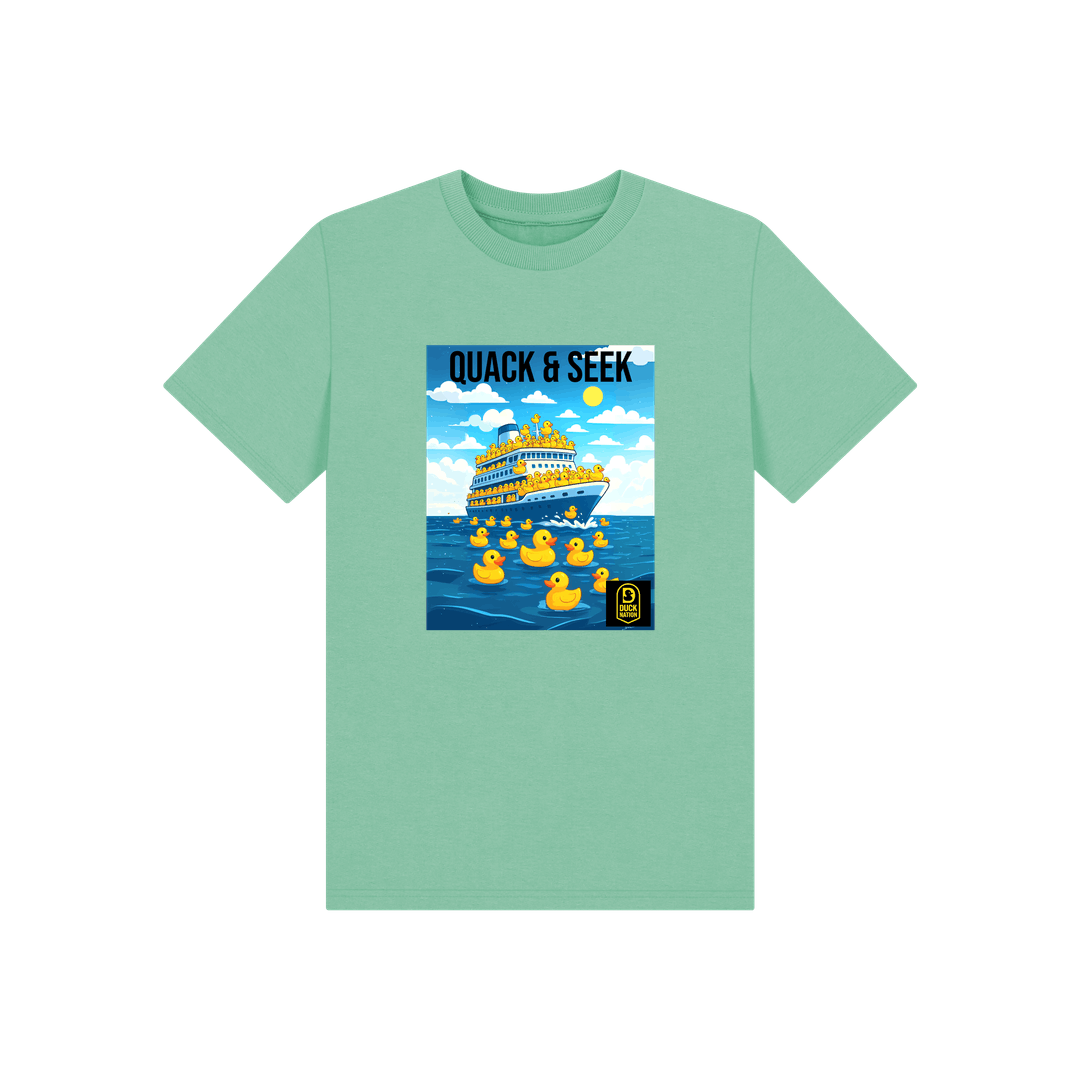 Kids DN Hide & Quack Cruising T-Shirt for Fun Adventures - Perfect Kids Cruising T-Shirt - Duck Nation