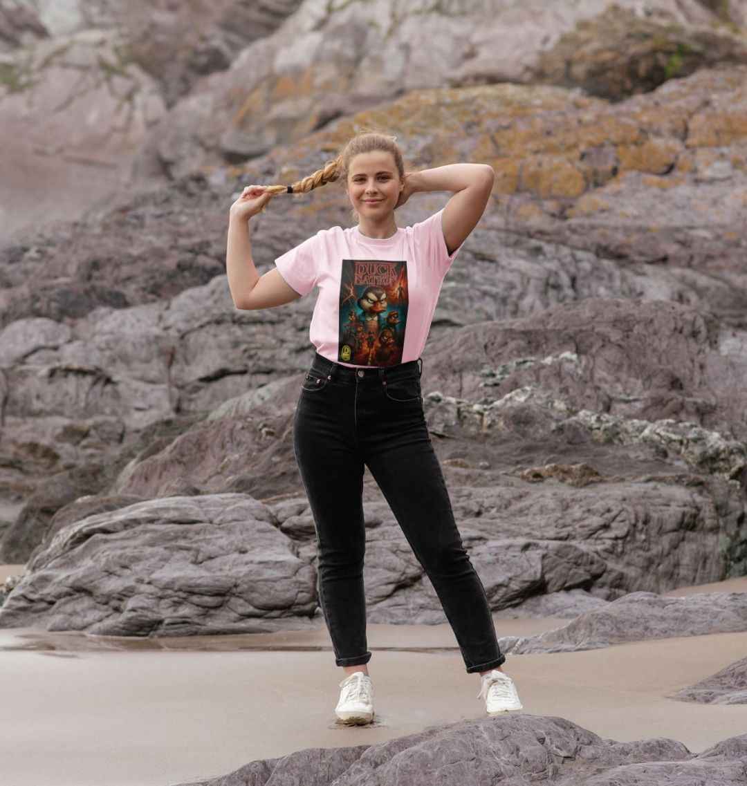 Unisex Duck Nation T-shirt with Unique Upside Down Theme Design - Duck Nation