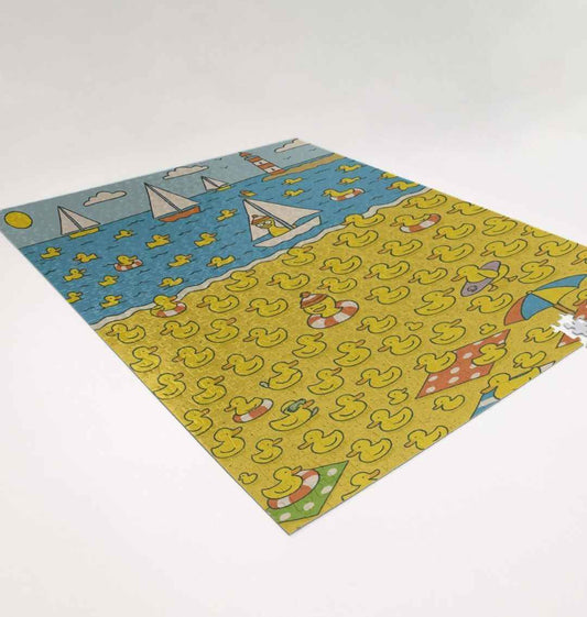 Duck Nation Jigsaw Puzzle - 1000 Piece Beach Day Fun - Duck Nation