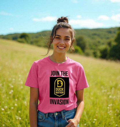 Women’s DN Logo T-Shirt - Stylish Womens T-Shirt for Casual Wear - Duck Nation