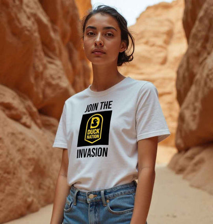 Women’s DN Logo T-Shirt - Stylish Womens T-Shirt for Casual Wear - Duck Nation