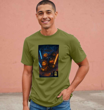 Unisex Adult Duck Nation Galaxy T-Shirt - Duck Wars Tee - Duck Nation